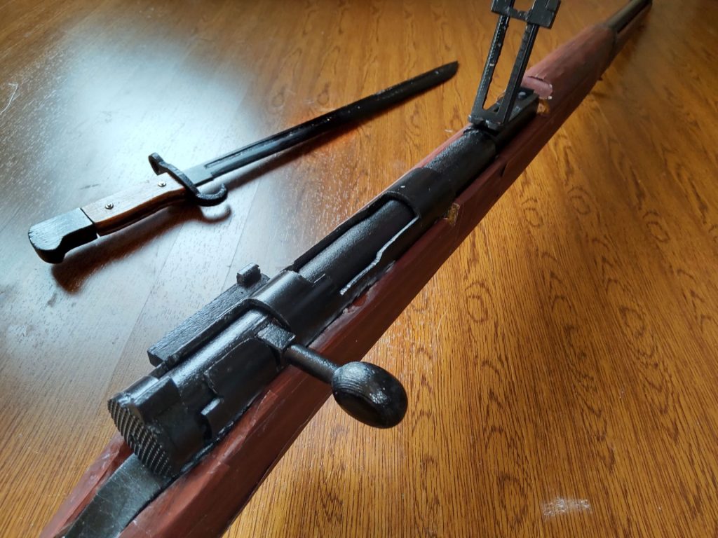 38式歩兵銃と30年式銃剣