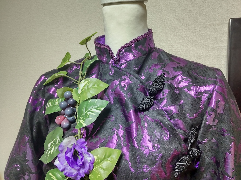 製作した豫母都日狭美のコスプレ衣装の上半身部分