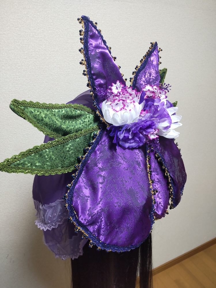 製作した豫母都日狭美の髪飾り