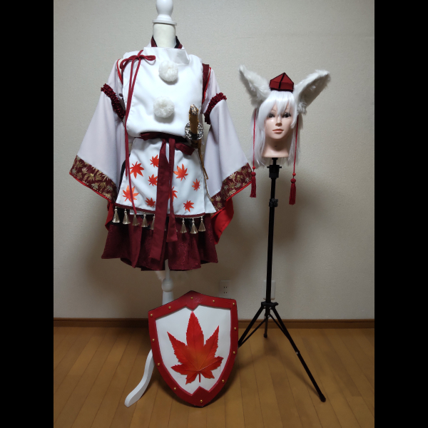製作した犬走椛のアレンジ衣装