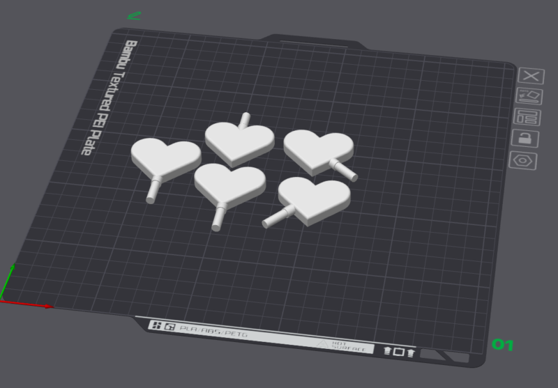 ハートのモデリングしたデータ