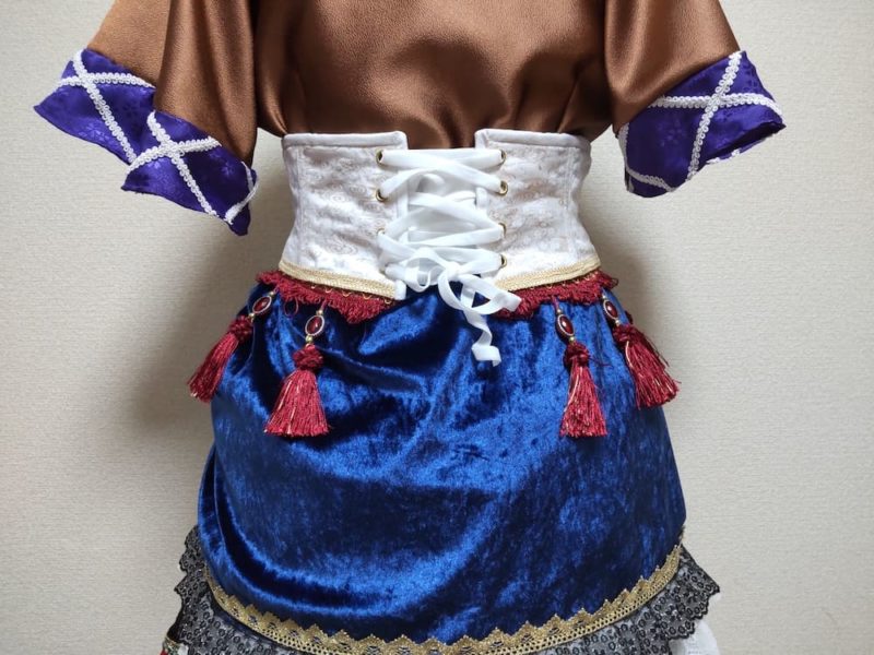 コルセットの後ろ面